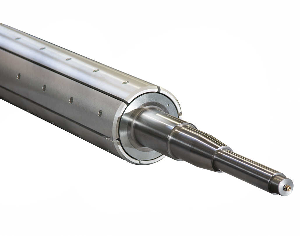 Pneumatic Expanding Shafts With Leaves